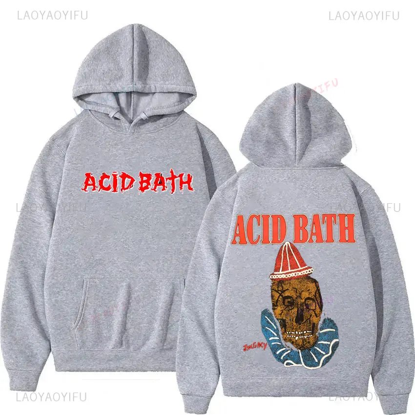 Acid Bath Hoodie Psychic Tv Coil Sludge Metal Hoodies Men Streetwear Fashion Cotton Sweatshirt Tops Women Cool Hoody Sweatshirts