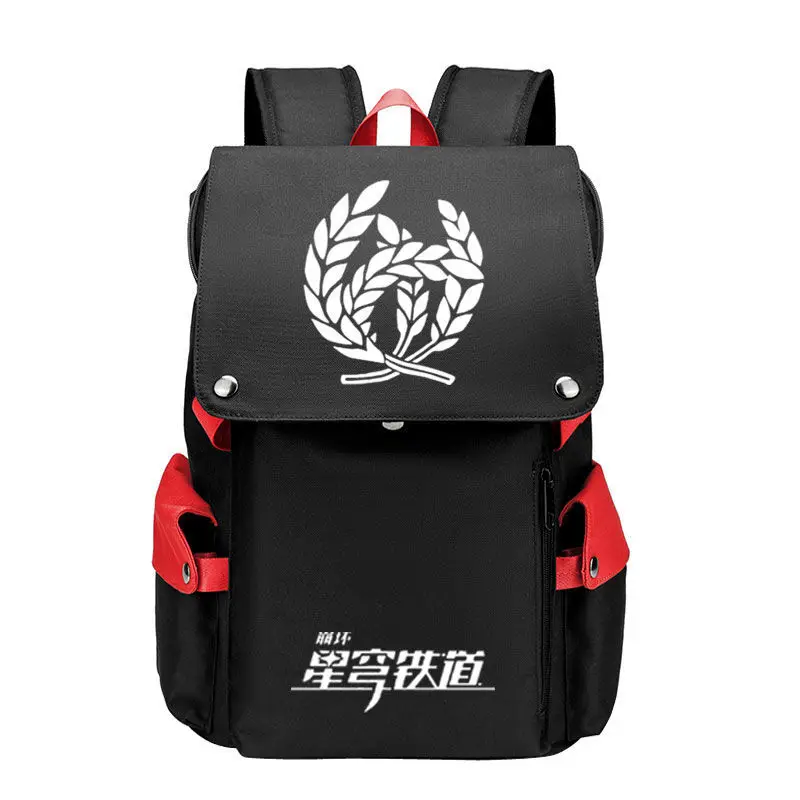 Anime Honkai Impact 3 Book For Middle And High School Students Star Rail Advance March 7 Double Shoulder Bag Trendy Large Anime