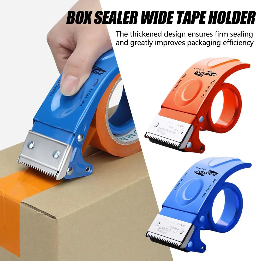 New Transport Packaging Tape Dispenser, Heavy Duty Metal Packaging Tape Gun, Handheld Tape Cutter