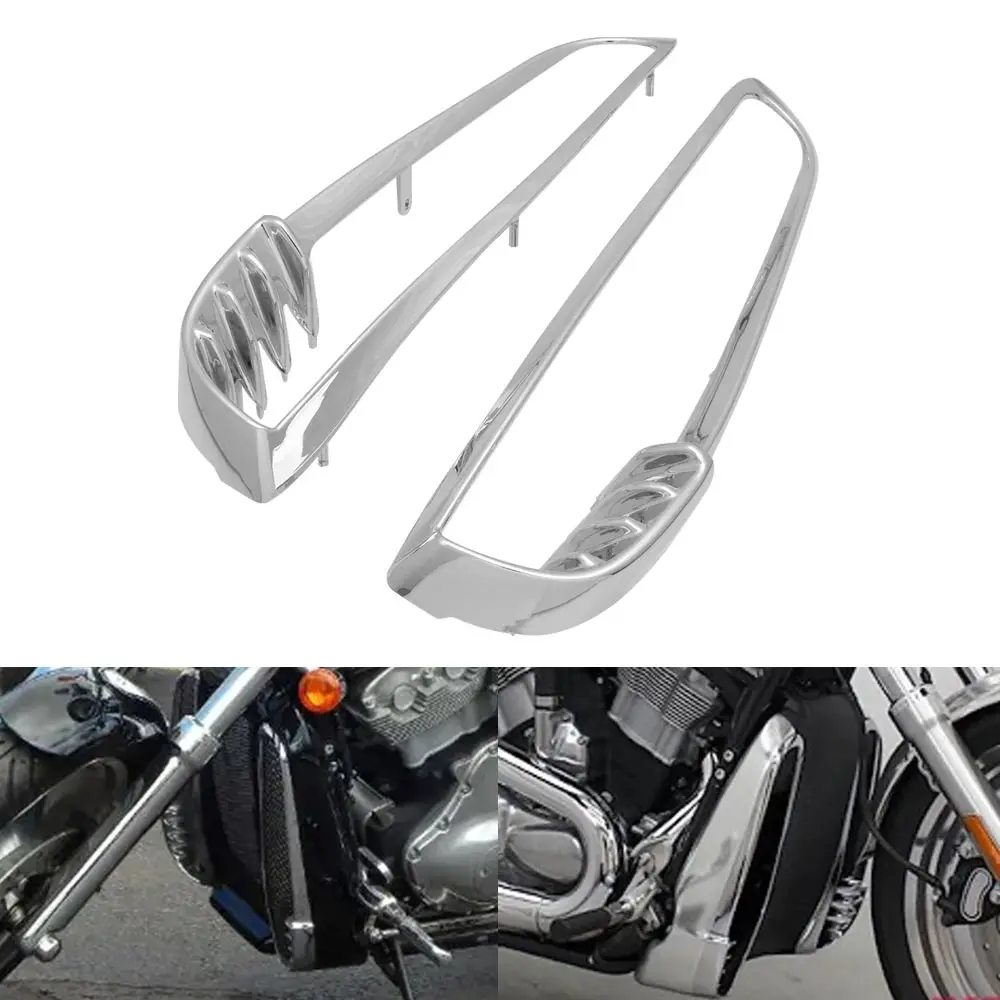 Motorcycle Radiator Trim Bezels ABS Plastic For Harley VRSCA VRSCB VRSCD VRSCR VRSCAW VRSCAWA 2002-2010 Accessories , 1 Pair