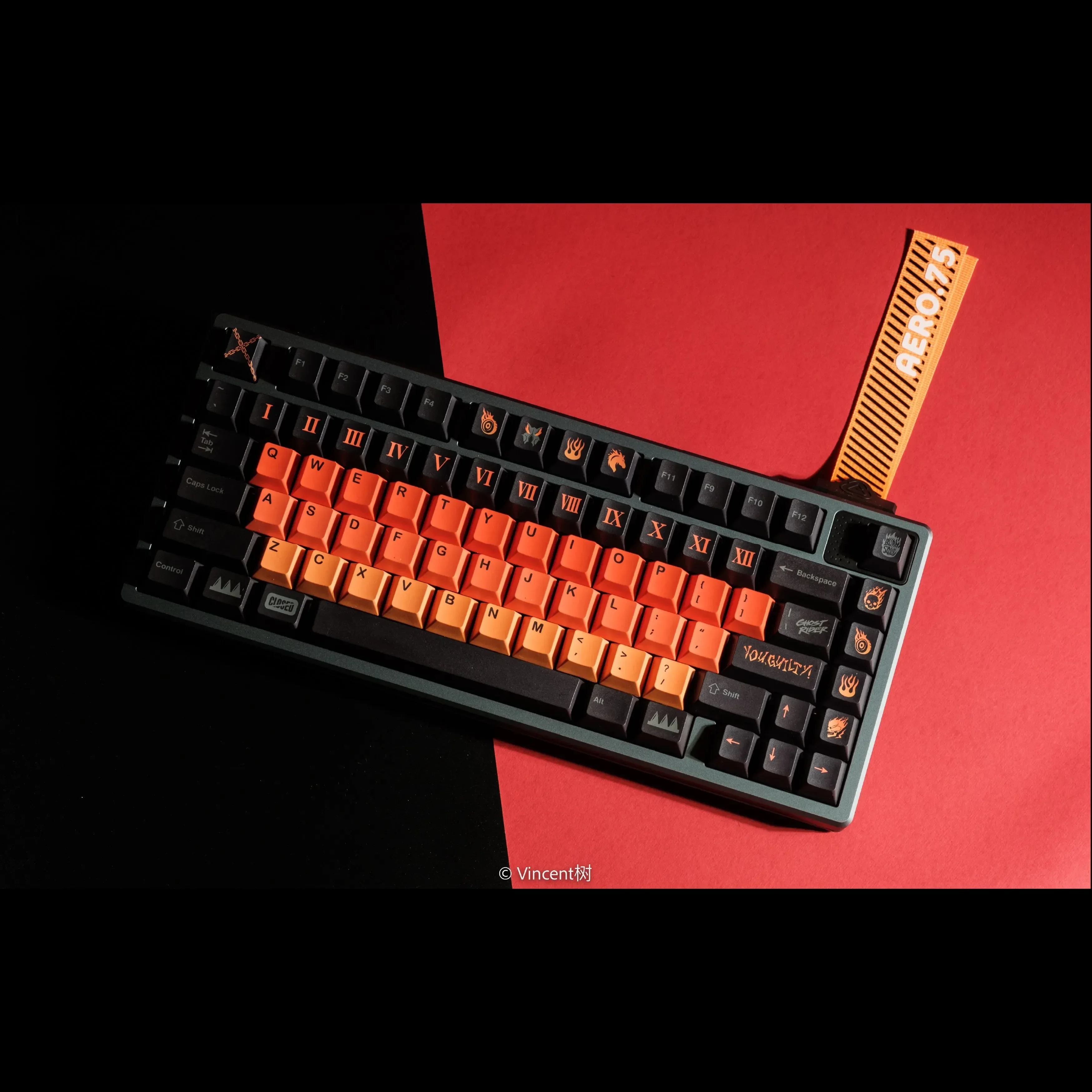 Original Science Fiction Keycaps-Theme-Original 159-key PBT five-sided sublimation mechanical keyboard keycaps