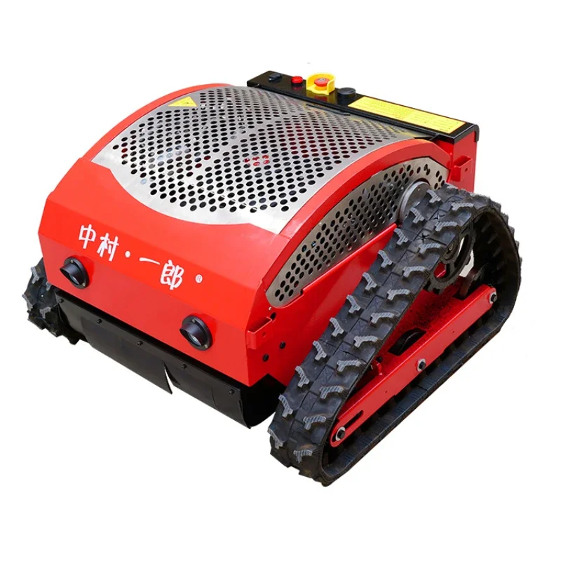 

~Track remote control lawn mower four-stroke gasoline lawn orchard slope four-wheel drive electric lawn mower