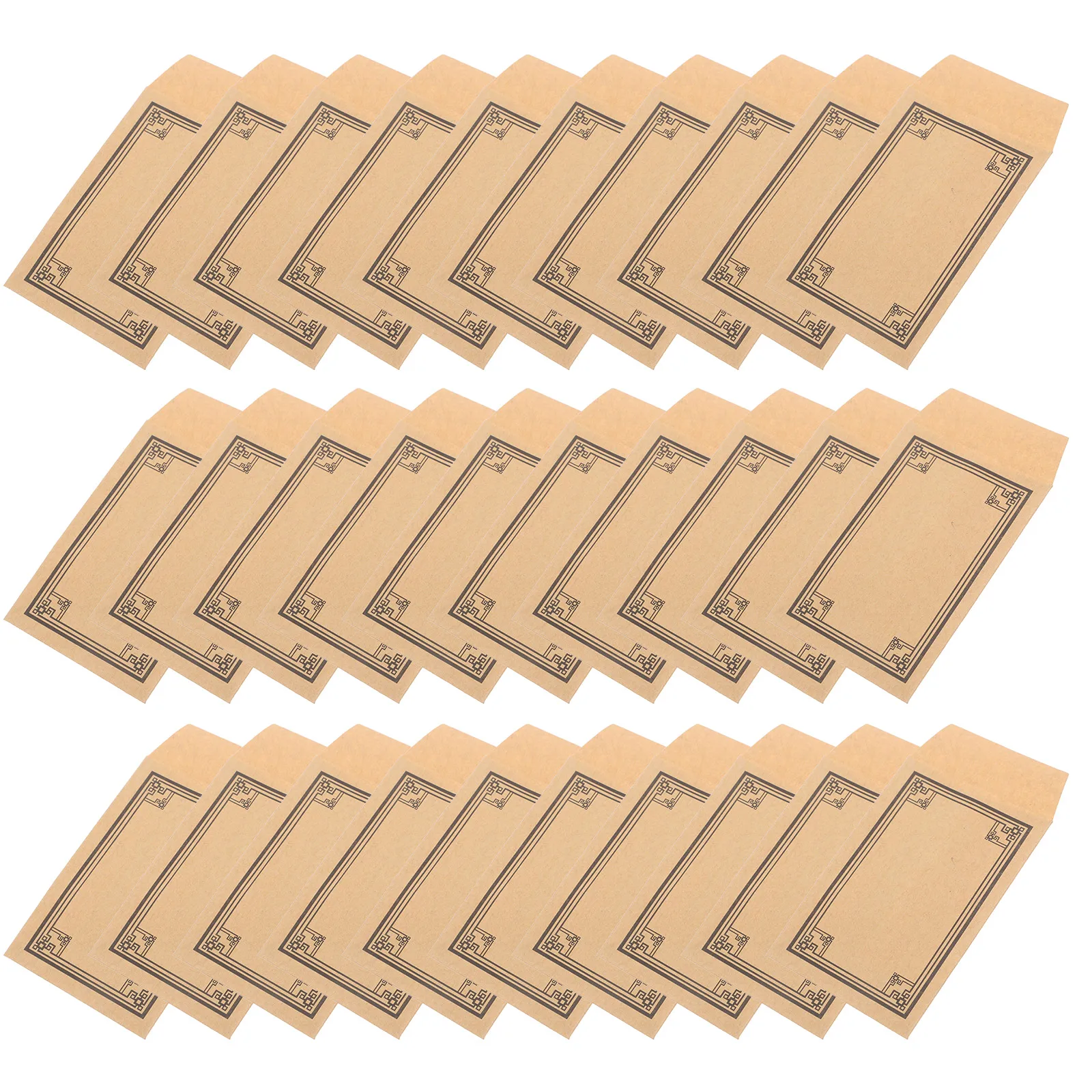 

50pcs Paper Brown Self Adhesive Small Coin Envelopes for Stuffing Mini Currency Envelopes Long Lasting Portable