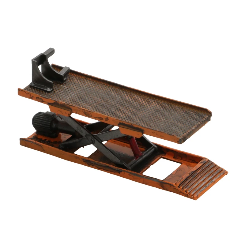 1PCS 3D Gedruckt Harz Vier-pfosten/Hydraulische Lift Modell Hebe Maschine Gantry Dekoration Display Halterung für RC 1/64 Skala Fahrzeug
