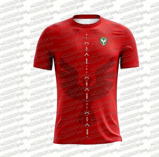 26-27 Amed SK Heim- und Auswärts-T-Shirt mit 3D-Digitaldruck, bequemes und atmungsaktives Sport-Freizeit-Oberteil, passend für die ganze Familie – Detail 5