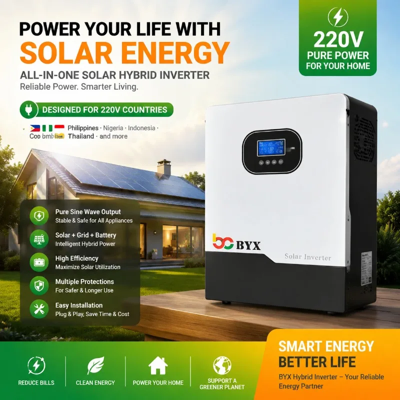 3KW-14KW Off-Grid Hybrid Solar System Complete Solar Panel Kit 5KW-100KW Commercial Power Generation Set