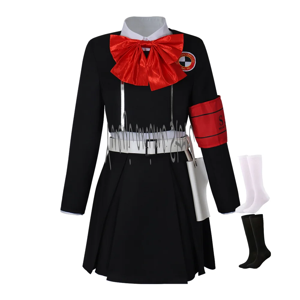 

Shiomi Kotone Cosplay Costume Complete Set - Halloween Party & Anime Convention JK Outfits with Bag & Armband