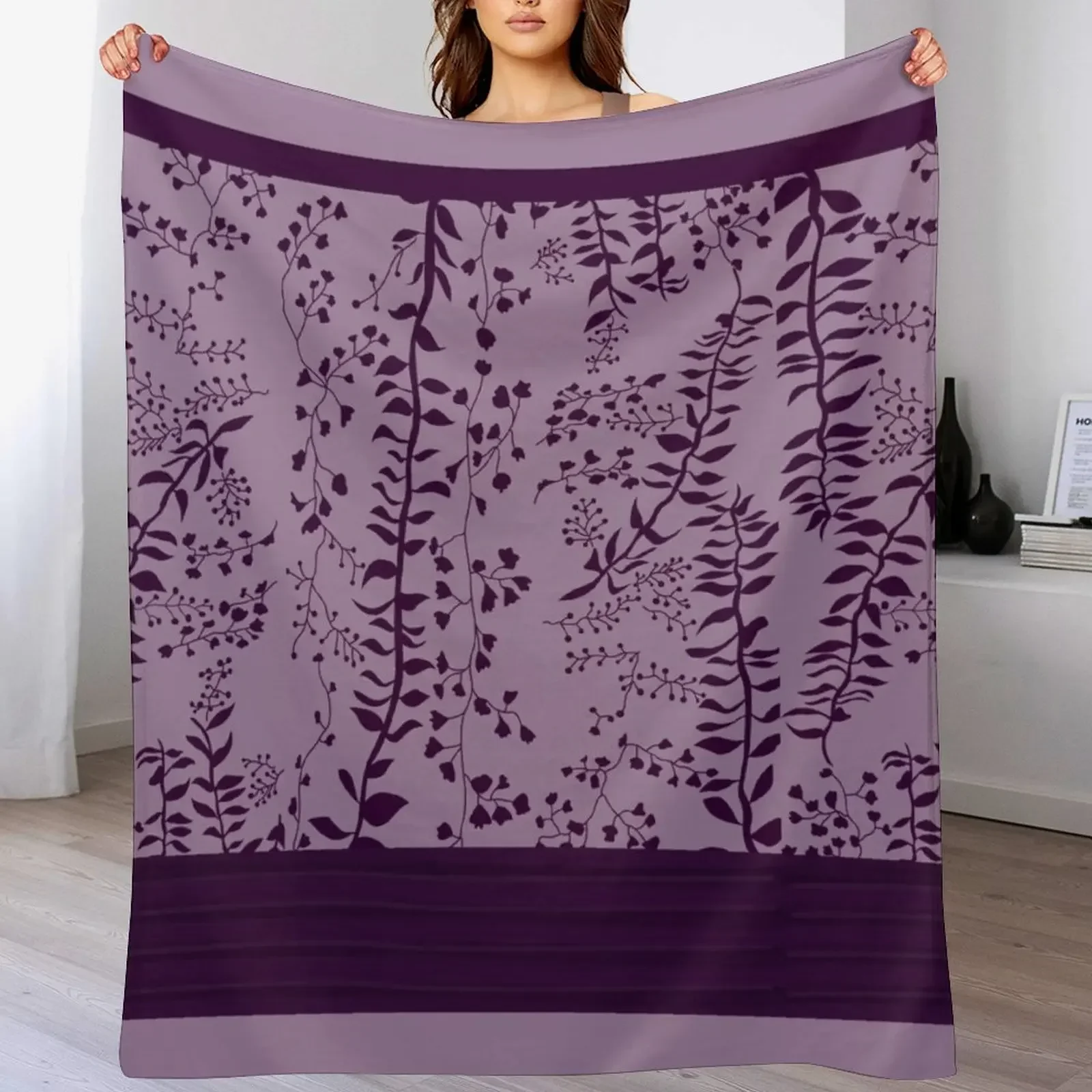 Bella Swan's Comforter Set Replica | Purples Cool - Version 2 | Twilight Saga Fanart Throw Blanket for sofa Sofa Blankets