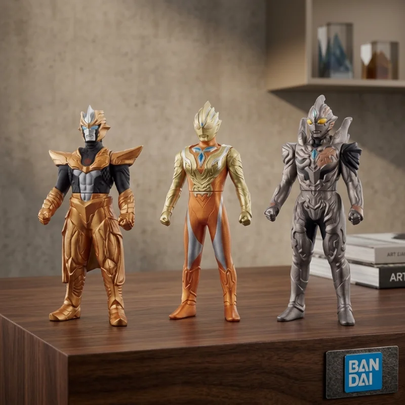 

Оригинальный набор коллекционных фигурок Ультрамена от Bandai, аниме-модели игрушек, оригинальные фигурки Ультрамена от Bandai, аниме