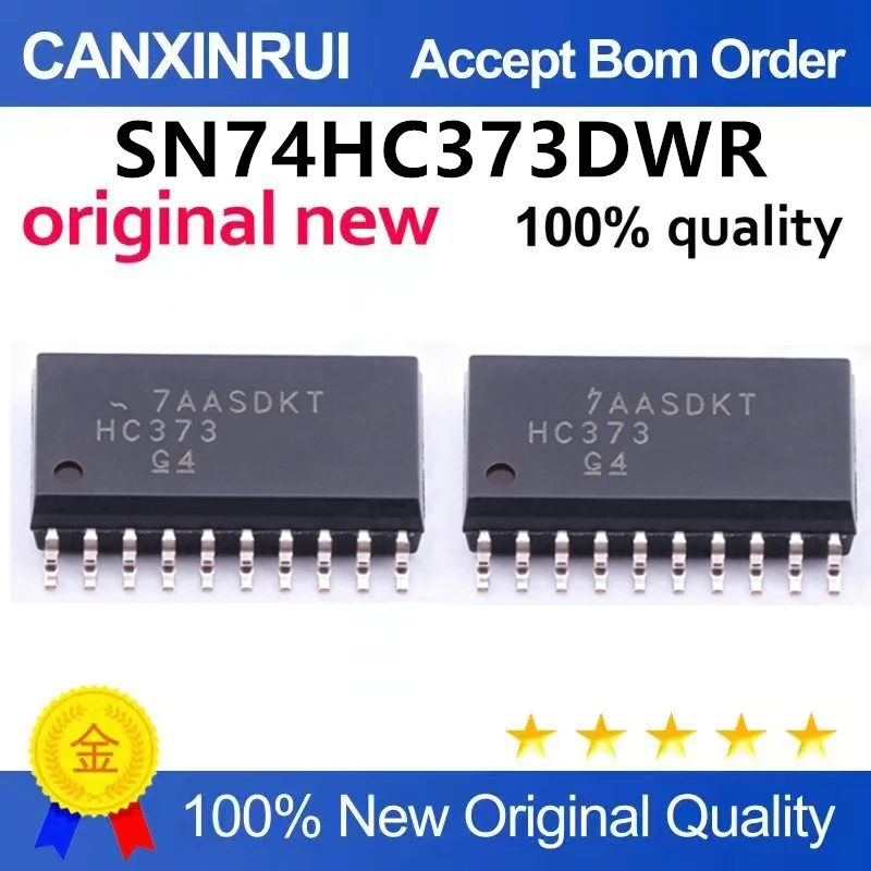 （5pcs-10pcs）Original genuine SN74HC373DWR SOIC-20 eight channel transparent D-type latch chip