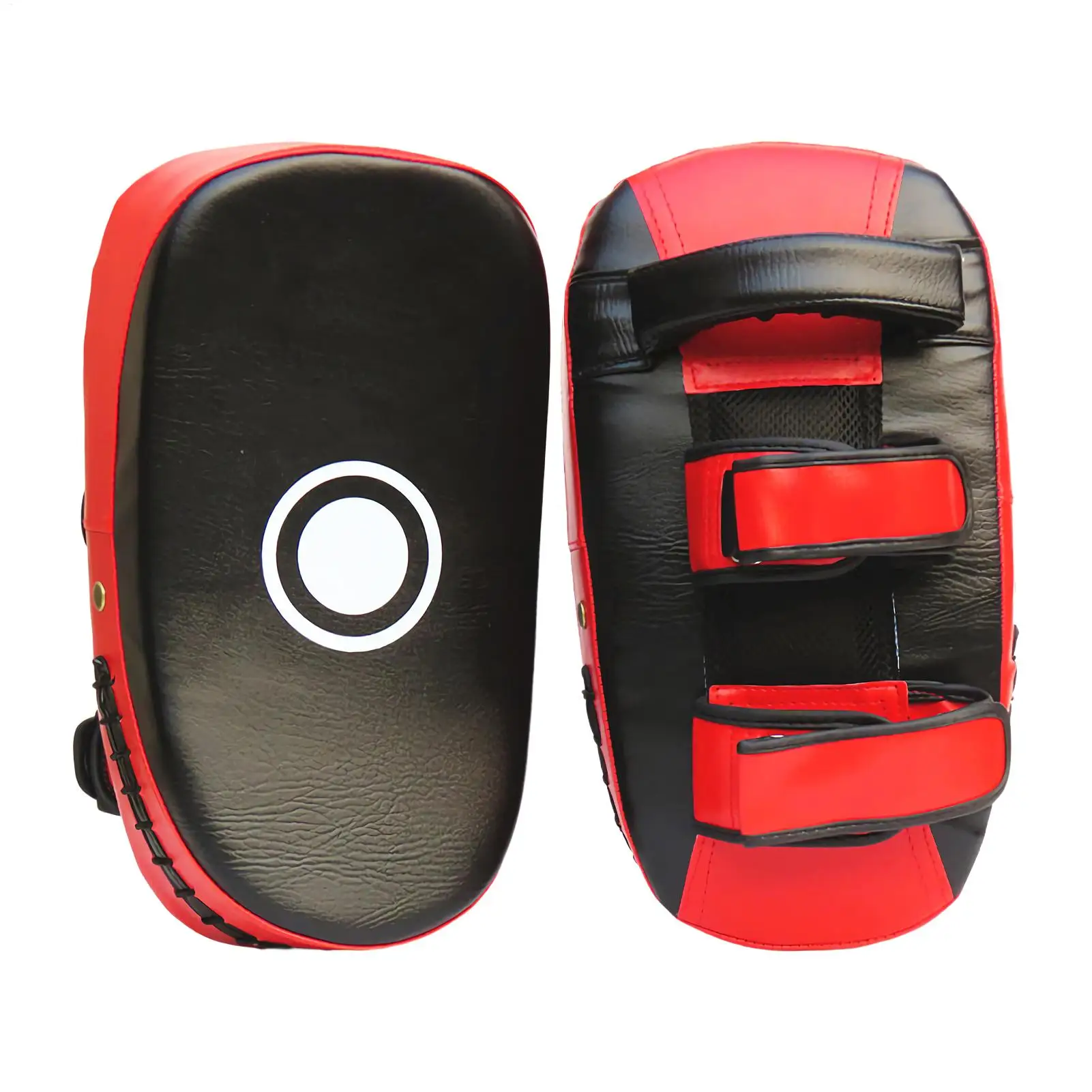 PU Leather Boxing Pads Curved Kick Training Equipment Kickboxing Trainer Pad for Kids Adults Men Women Home Gym Martial Arts view 5