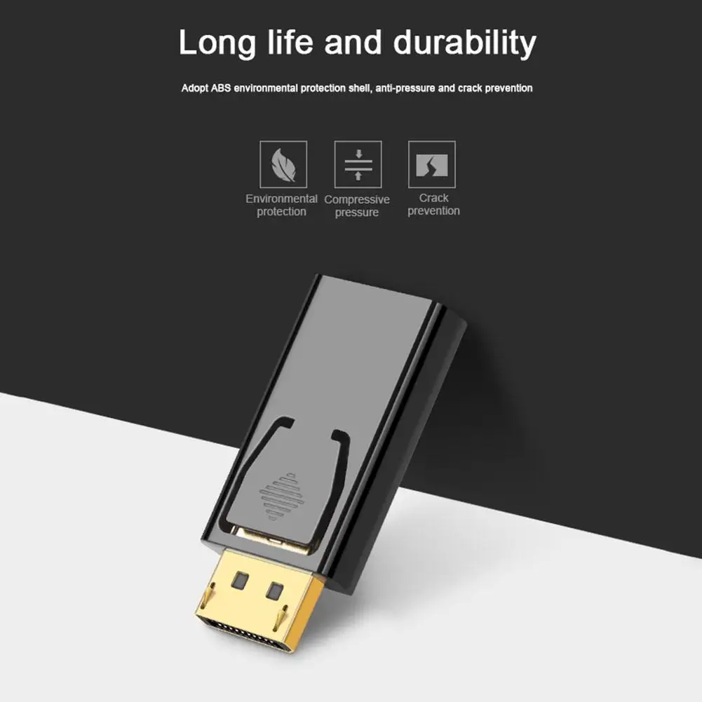 1080P DisplayPort To HDMI-Compatible Adapter DP Male To Female HD TV HDMI-Compatible Video Audio Cable For PC TV Laptop