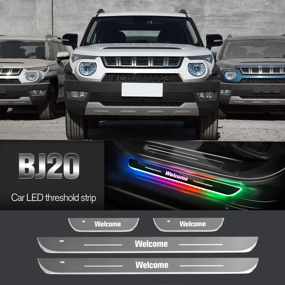 

Car Door Sill Light For BYD S6 2011-2016 2012 2013 2014 2015 Customized Logo LED Welcome Threshold Pedal Lamp Accessories
