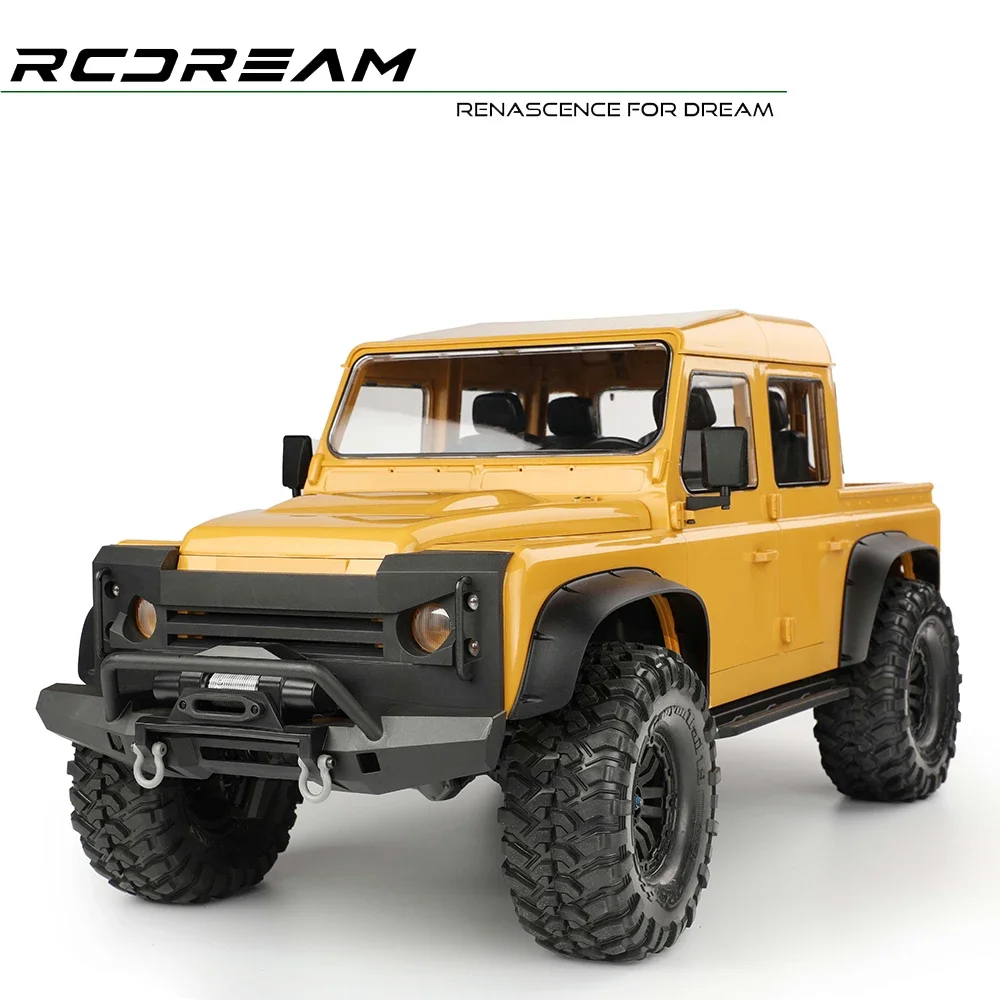 RCDream Hard Body Car Shell, Openable 4 portas, Interior, Fender para TRX4, TRX-4, Defender Bronco Upgrade, RD110 Pickup, 324mm