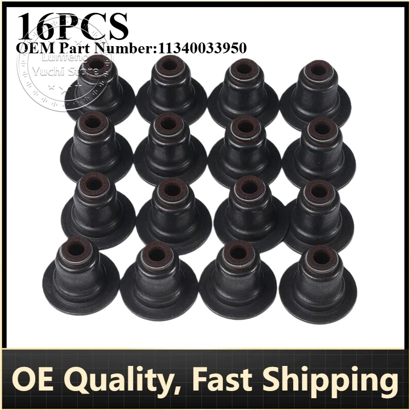 P/N: 11340033950 - Valve Stem Seal for BMW 1(F20,F21), 3(F30,F80), MINI(R55,R56,R57,R58,R59,R60,R61); Peugeot 508