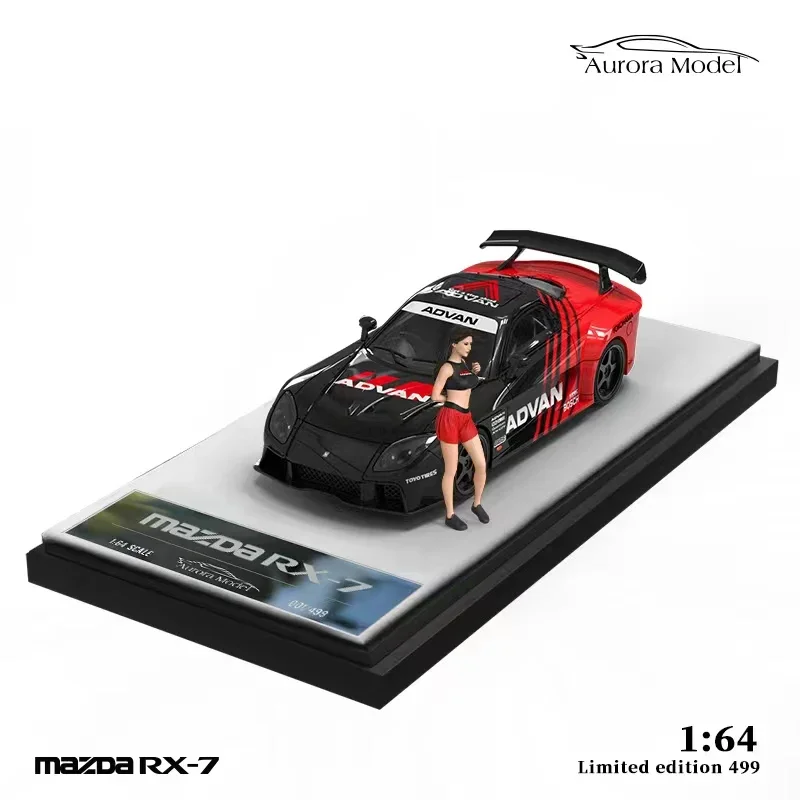 

AuroraModel AM 1:64 RX-7 Veilside Advan / Flash Diecast Model Car