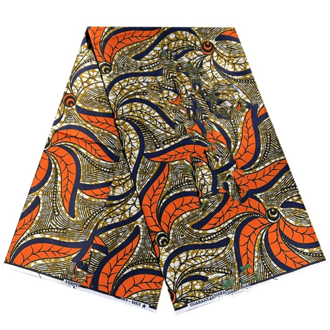 2025 African Dutch Batik Fabric For Dress New desigh High Quality Ankara Holande Wax Printed Cotton Fabric 6 Yards B16-5