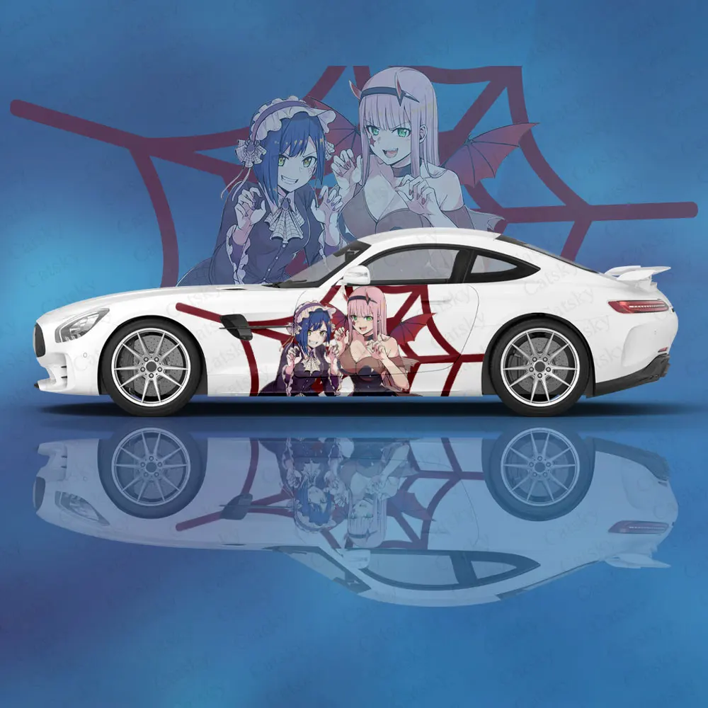 Anime Darling in the FranXX Car Wrap Protect Stickers Car Decal Creative Sticker Car Appearance Modification Decorative Sticker