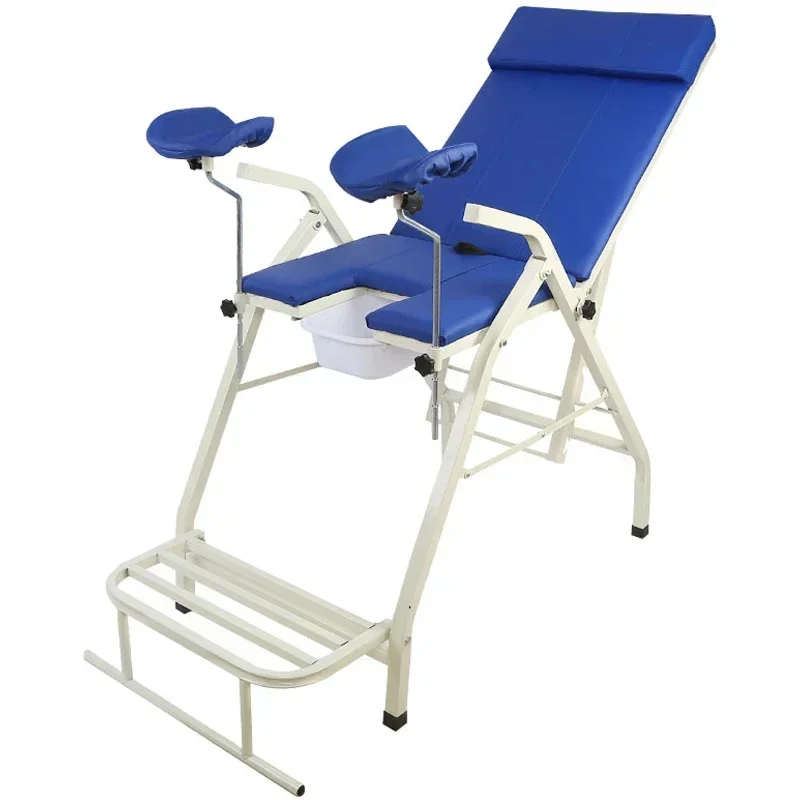 Installation-free folding obstetrics and gynecology examination bed Multifunctional medical private flushing  chair Portable