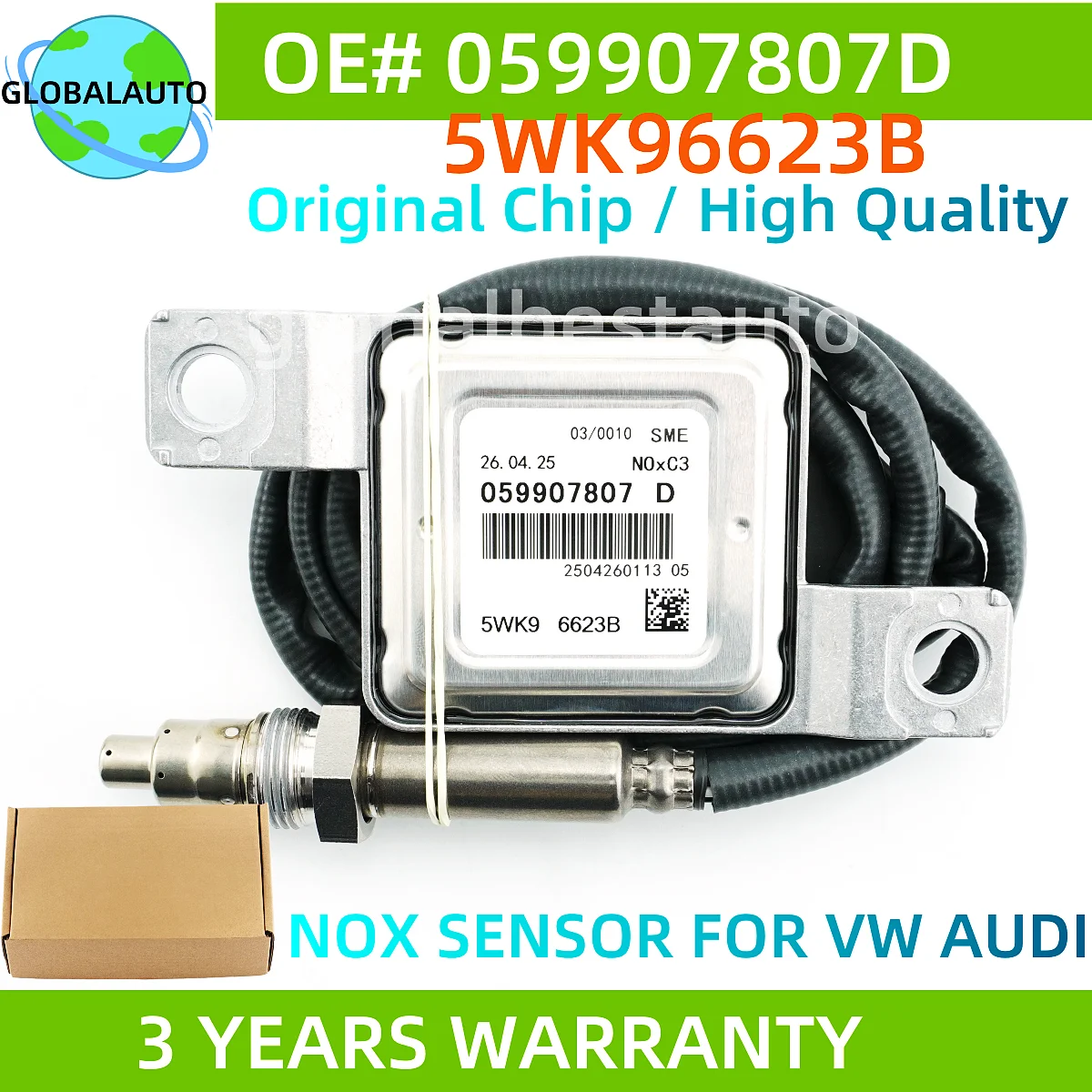 

059907807D 5WK96623B High Quality NEW Nitrogen Oxide Nox Sensor For VW AUDI