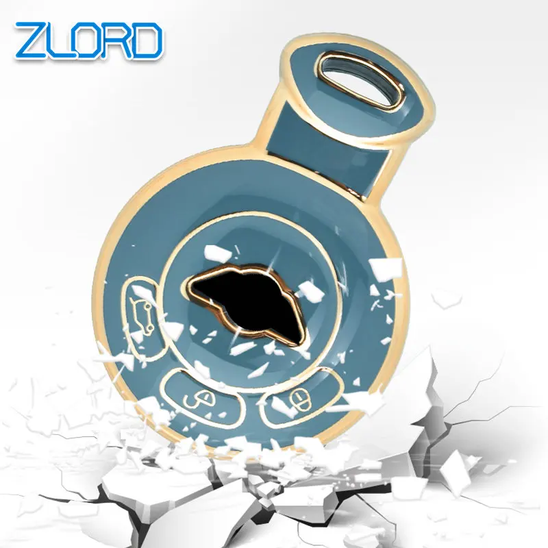 Gold TPU Shell Fob for BMW Mini Cooper Clubman Countryman Paceman Roadster R56 R57 CAS3 Smart Car Key Case Cover Key Keychain