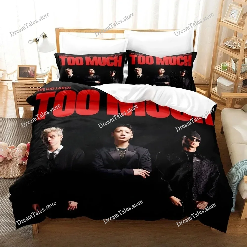 Exquisite 3D The Kid LAROI Wallpaper Anime Digital Printing Bedding Set Duvet Cover Comforter Bed Youth Kids Girl Boys Gift741