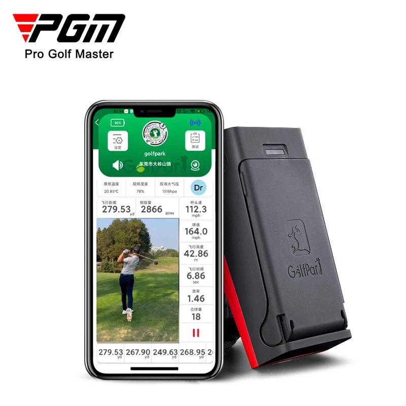 Portable Golf Swing Launch Monitor Training Aids Golf Launch Monitor