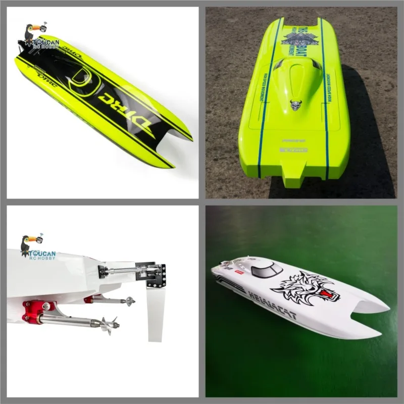 E51 DTRC RC bateau de course à grande vitesse RTR étanche 75 KM/H modèle de bateau télécommandé électrique jouets pour adultes