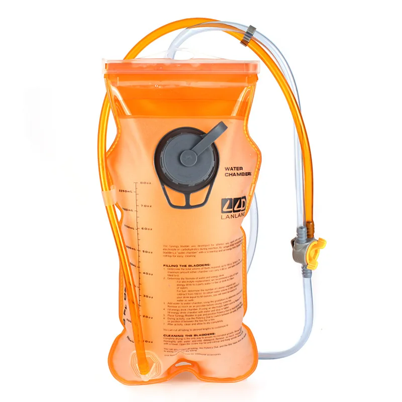 

Food Grade Double Water Tank Water Bag, Outdoor Cycling, Hiking, Climbing, Camping, Sports, Environmental Protection, 2250ml