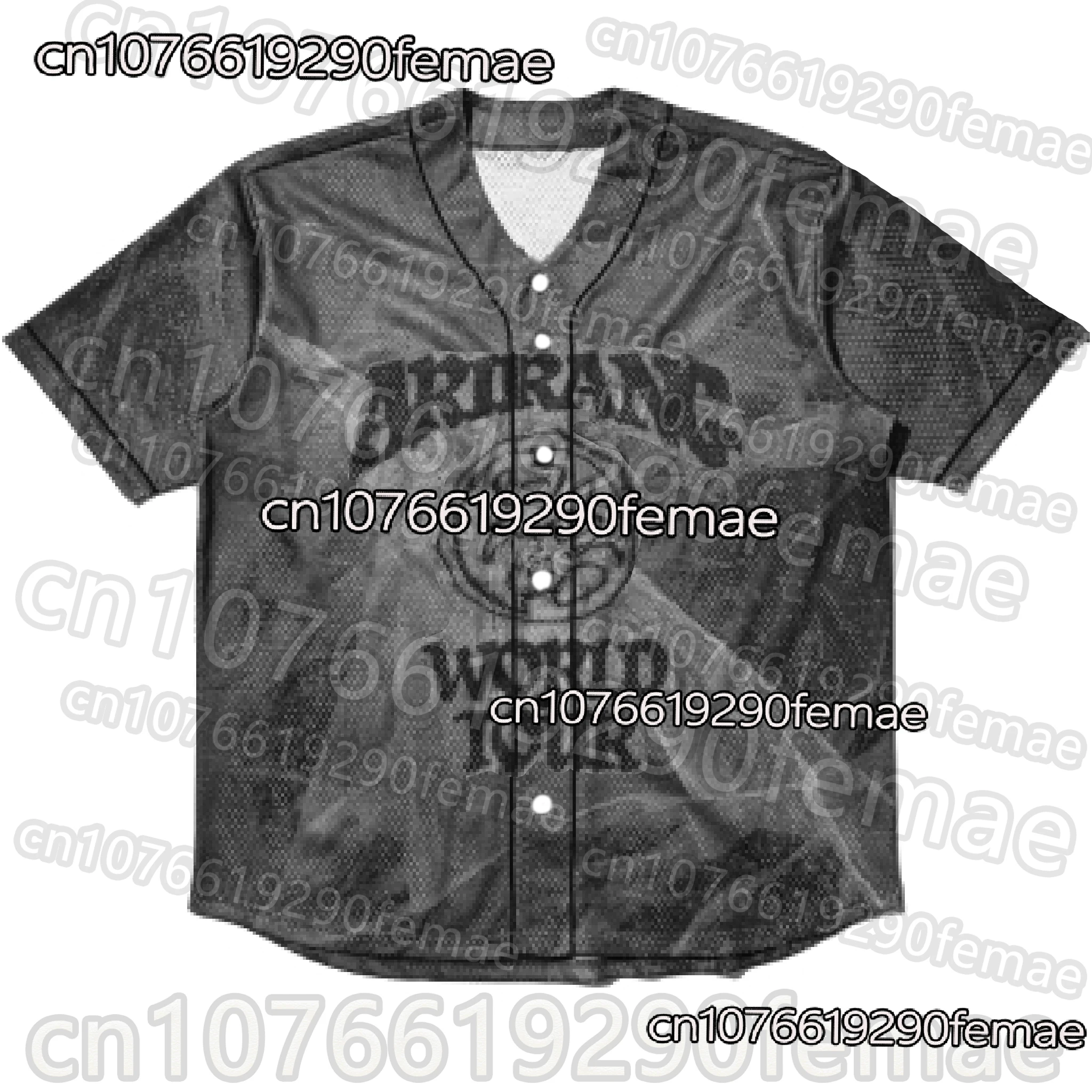 T-shirt de baseball Y2K incontournable pour les concerts des adolescentes et des femmes, idéal pour la danse de rue KPOP, le sport et le cyclisme