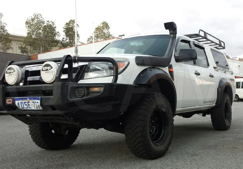 New ABS Material Black Fender Flares For Ranger T6 Pocket Rivet Style ONDEROAD4X4 Model With Easy Installation
