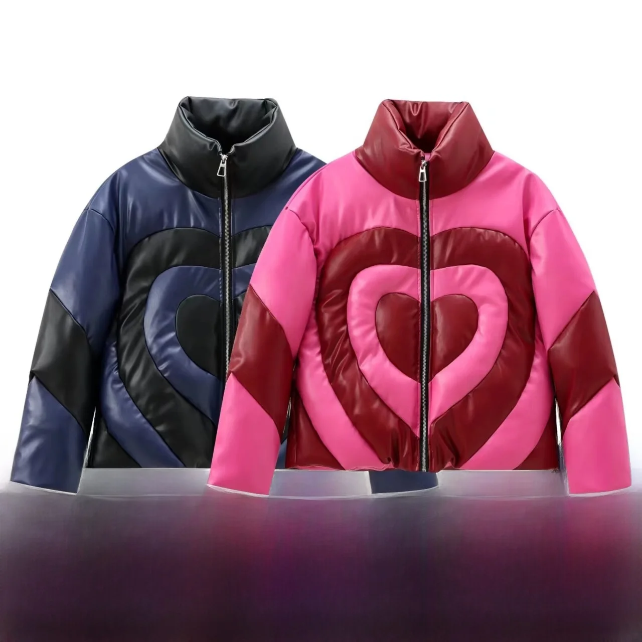 سترة نسائية مبطنة بالقطن، لون الحب، ملابس خارجية عصرية للخريف والشتاء، على الطراز الأوروبي الأمريكي