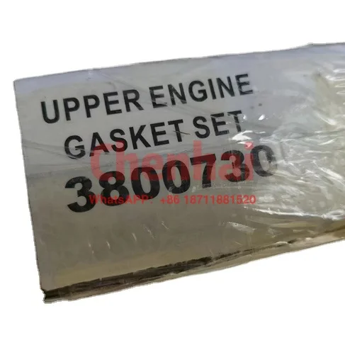 

Construction Machinery Parts Engine KTA38 Overhaul Upper Gasket Set 3800730 Top Repairing Kit