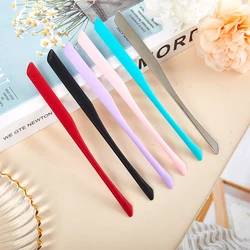 1Pcs stainless steel /silicone Makeup Toner Spatula Mixing Stick Foundation Cream Mixing Tool Cosmetic Make Up Tool