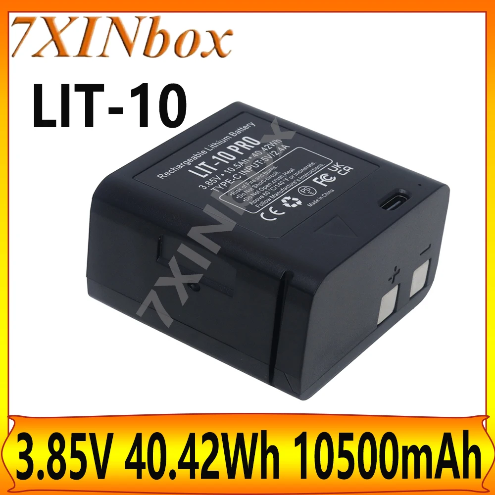 7XINbox LIT-10 10500mAh Replacement Battery For SPYPOINT Cell-Link 10, LM2, Link-Micro Cellular Trail Camera Upgrade Battery 1pc