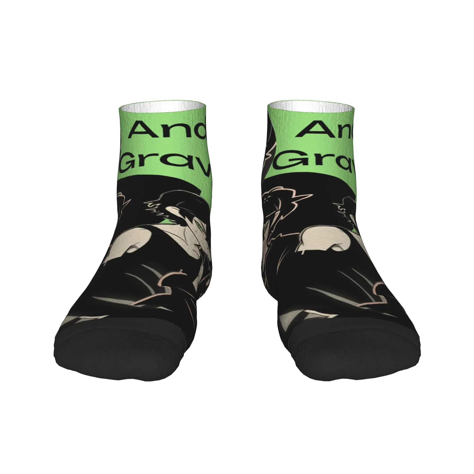

Adults Men Casual Socks Andy Grave Anti Skid Breathable Sock Summer Harajuku Graphic Running Sports Socks