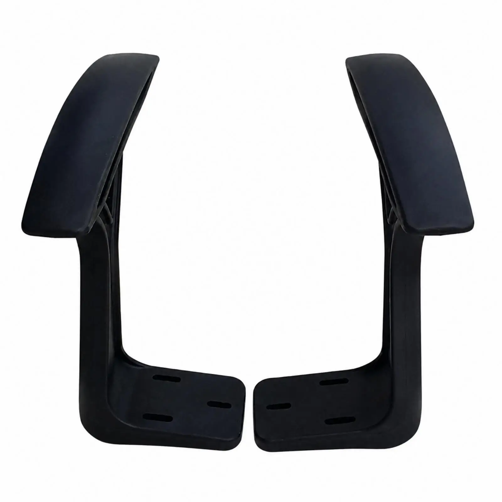 Replacement Office Arm Support Set for Swivel Chair Plastic Armrests with Pre Drilled Base for Computer Desk Chair Repair