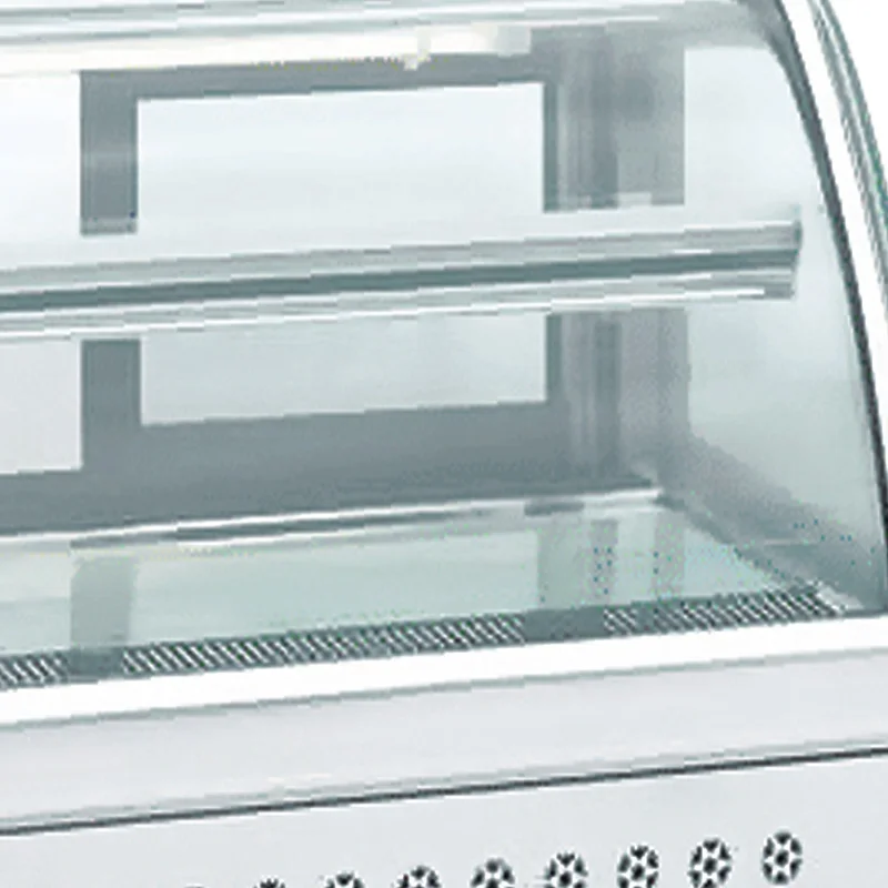 Commercial Single-Temperature 220V Glass Cake Refrigerator Showcase Single Door LED Light Countertop Display Cooler Cooling Type