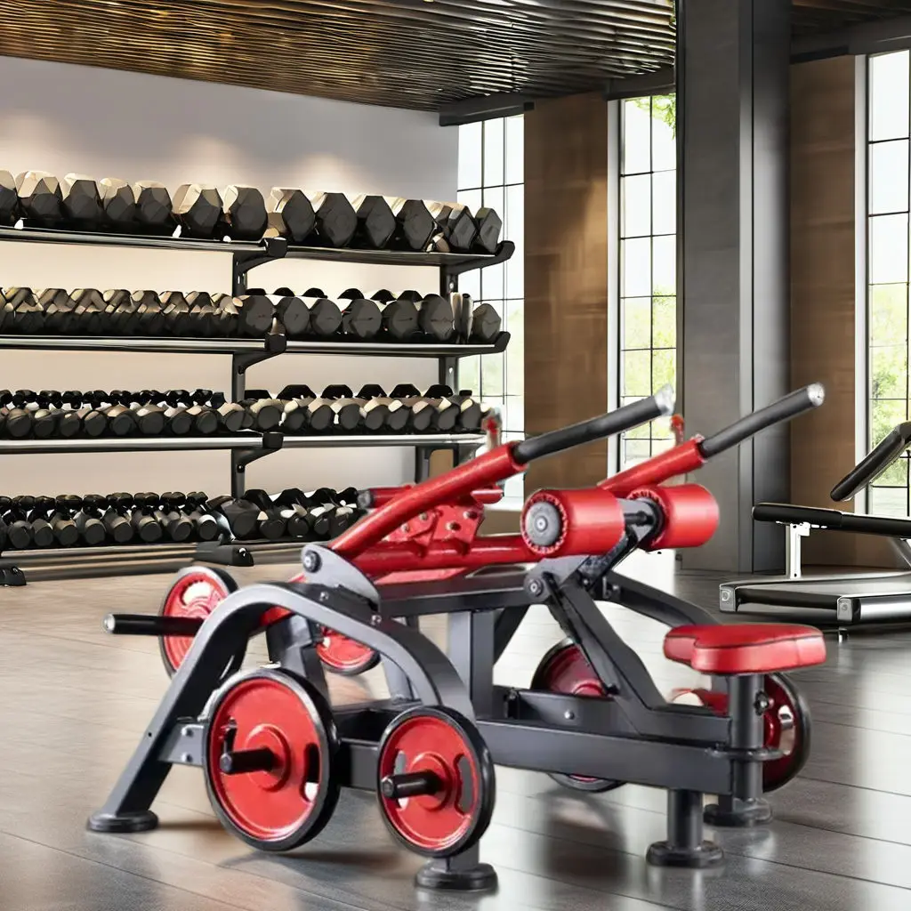 Commercial Dual Function Trainer Press Down Fitness Equipment for Bodybuilding Legs Back Training for Gym Use Made of Steel