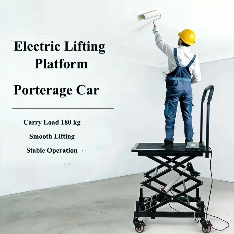 Electric Lifting Platform Loading And Unloading Pallet Truck Bricklayer's Indoor Decoration Folding Electric Lifting Platform