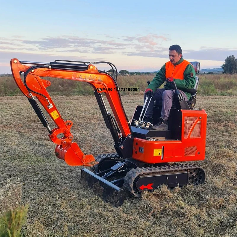 

Kubota Engine Mini Excavator 1 Ton 2 3.5 Small Crawler Digger Backhoe with Thumb Euro 5 CE EPA Garden Farm Home