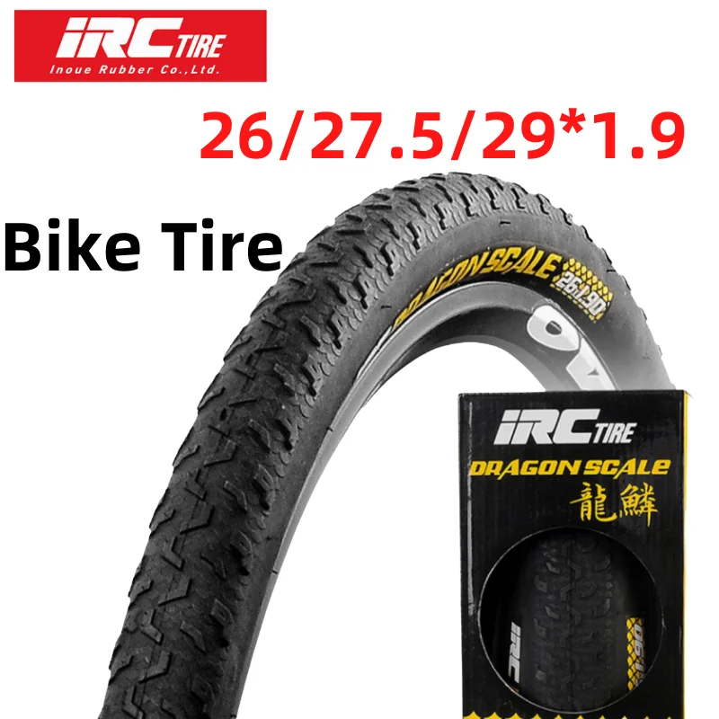 IRC Dragon Scale Bicycle Foldable Tire 26/27.5/29*1.9/1.95 for MTB Mountain Bike Folding Competitive Outside Tube Cycling Parts