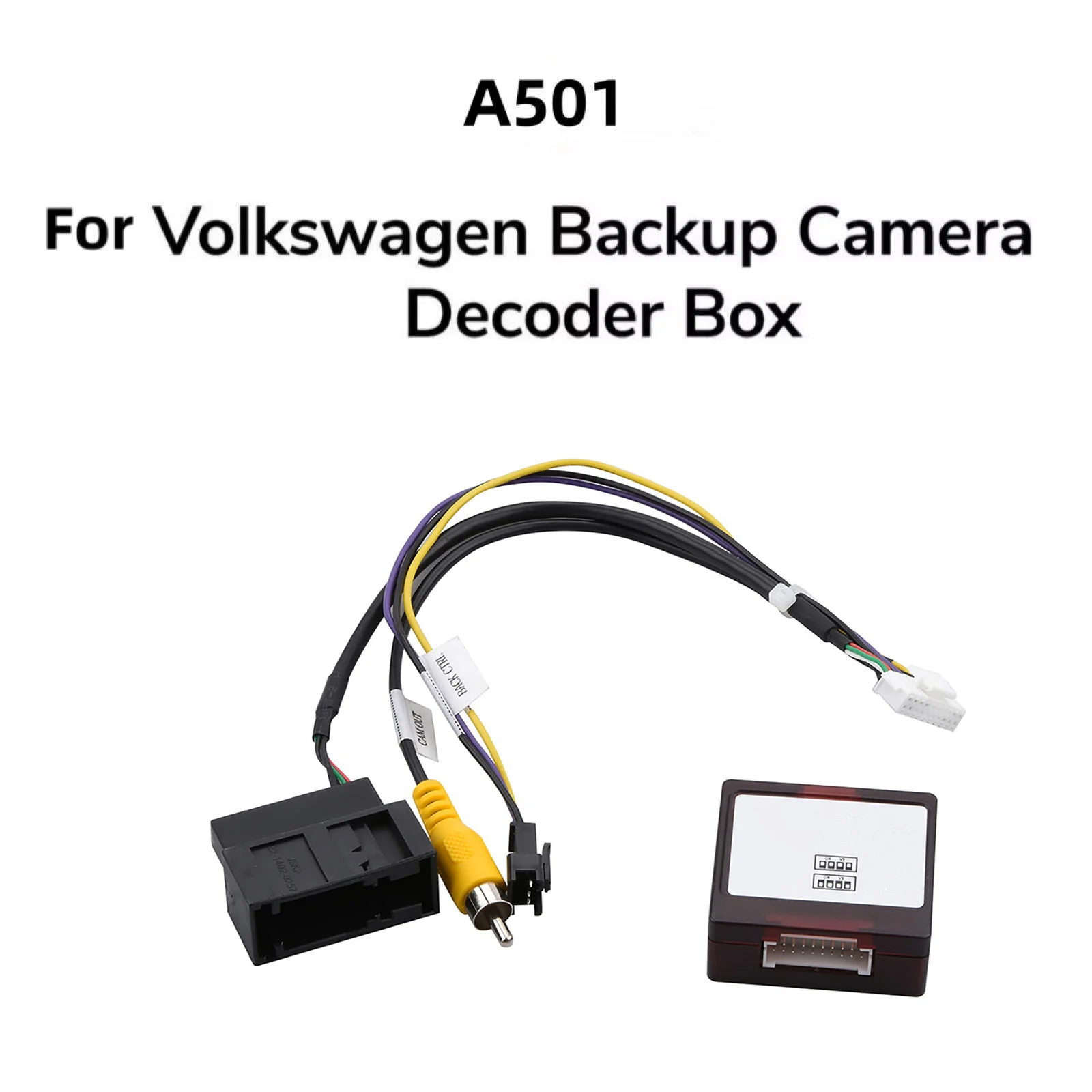 A501 RearView Backup Camera Decoder Box Kit For Volkswagen For VW For Eonon Car Radio