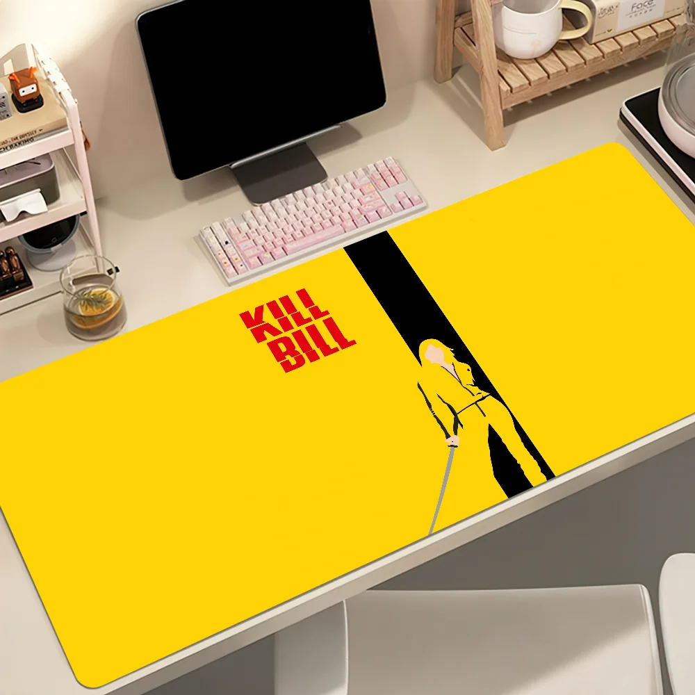 Thriller Minimalist  K-Kill Bill Mouse Pad Non-slip Thickened MousePad Student Cushion Large Writing Gaming Lockedge Office
