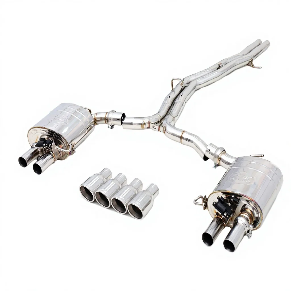 Catback Exhaust Pipes for S6/S7 C8 2.9T Stainless Steel Exhaust Pipe Muffler Escape System Supports Customization - view 2