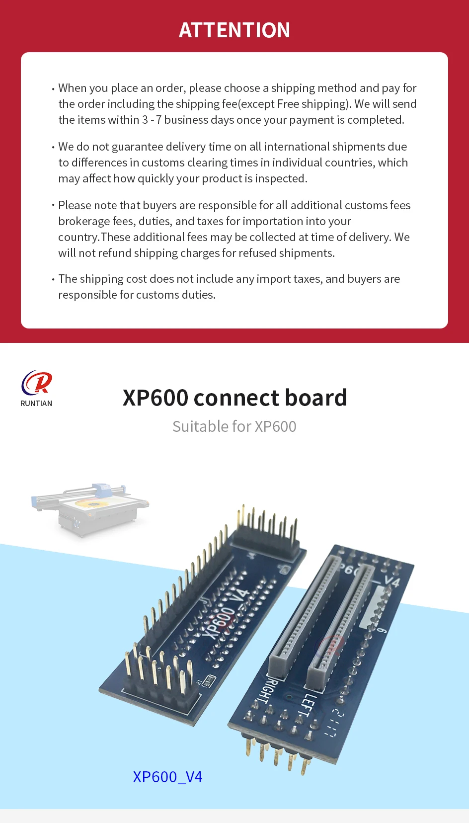 Xp600-Anschlussplatine für sunyung-Hauptplatine Version v3 v4 29-polige Transfer karte für xp600-Tintenstrahldrucker xp600 samll board – Detail 1