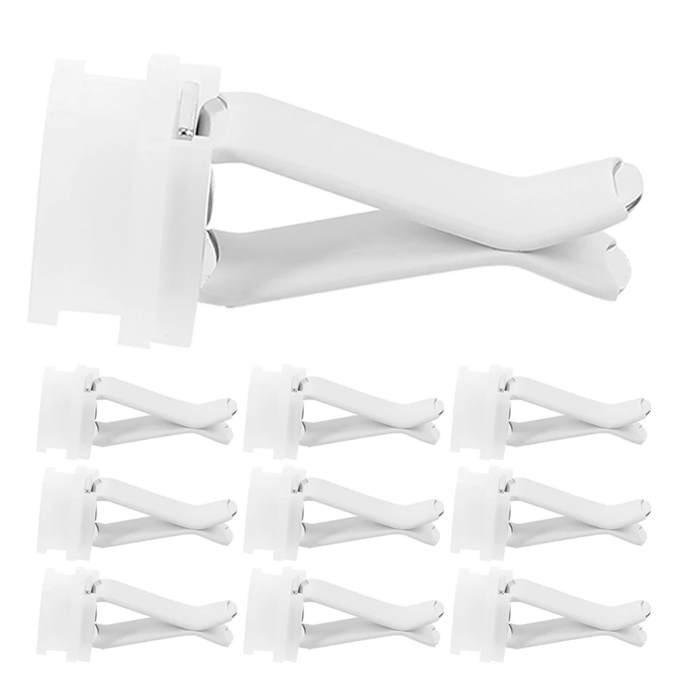 

10pcs Car Freshener Clips For Air Conditioner Vent Car Perfume Vent Clip Air Freshener Clamps Auto Accessories White Unique