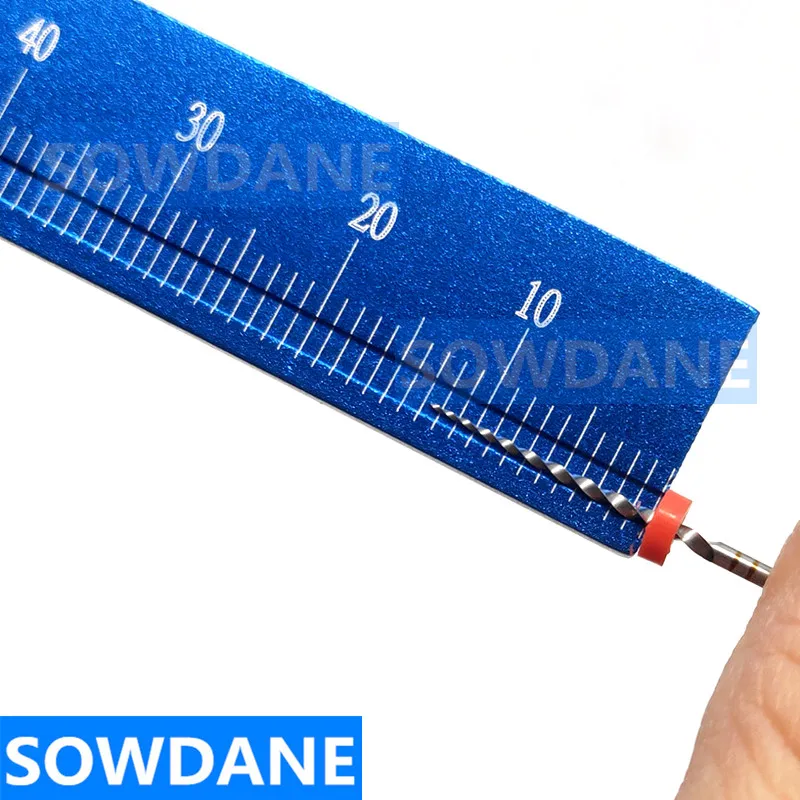 1pc/2pcs Colorfast Autoclavable Endo Ruler Span Measure Scale Endodontic ALUMINIUM Dental Accessary Autoclavable Oral Care