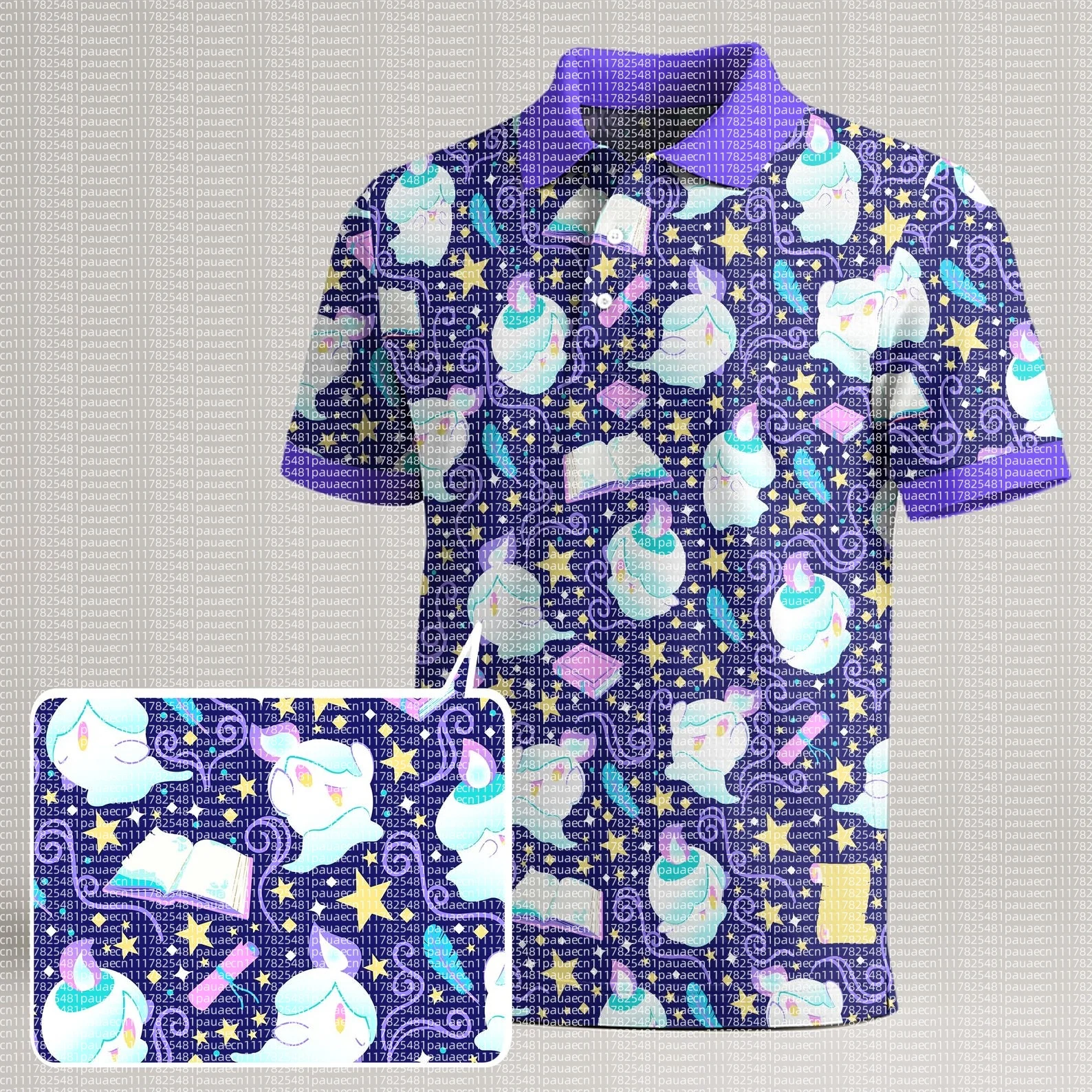 Camiseta Polo de Negócios com Estampa de Desenho Animado, Gola Lapela, Especial Outono/Inverno, Masculina/Feminina, Casual Diária, Tamanhos Grandes, S