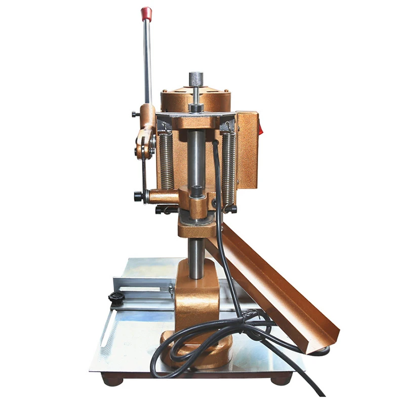 Electric Heavy-Duty Single round Hole Hang Tag Punching Machine Desktop Use for Loose-leaf Certificates